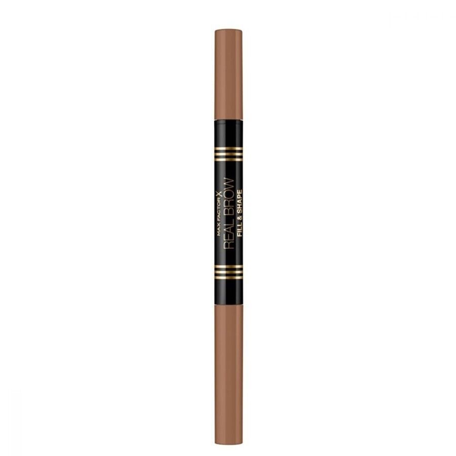 max factor - real brow fill & shape matite sopracciglia 0.66 g marrone unisex