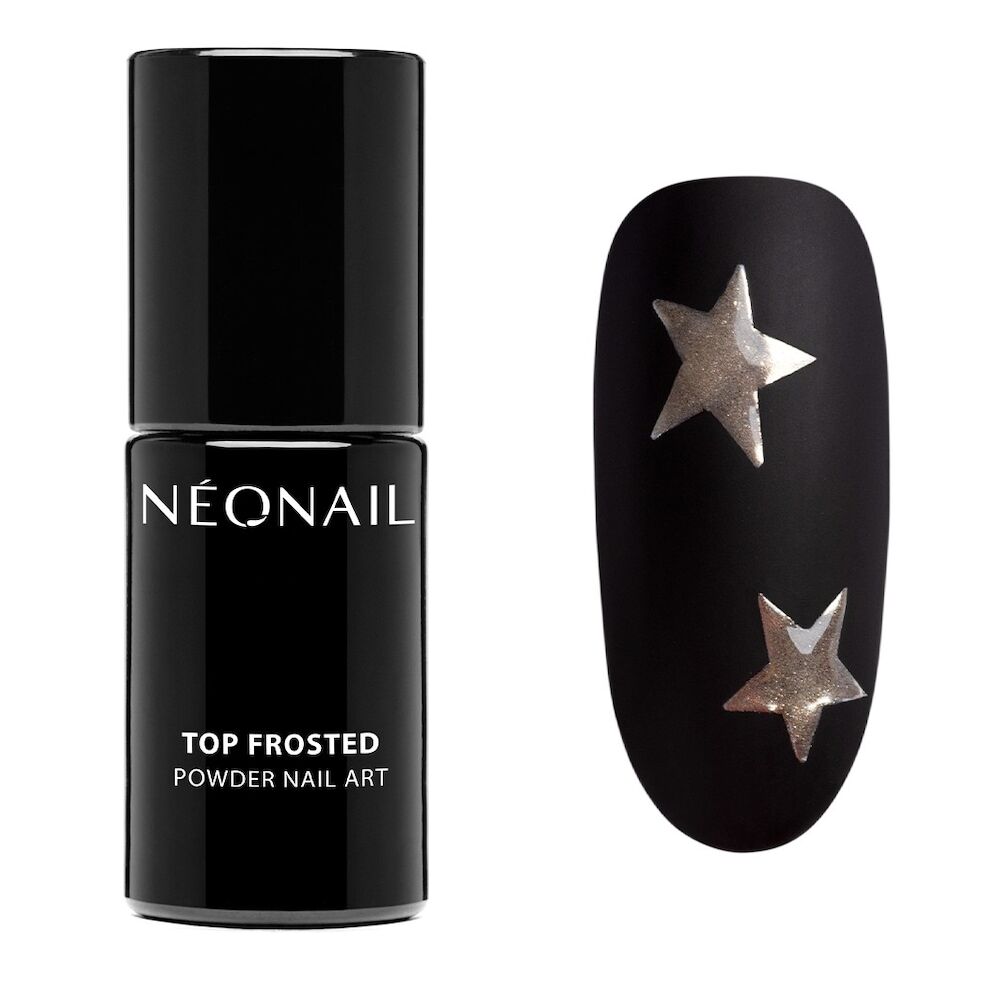 neonail - top frosted powder nail art top coat 7.2 ml unisex