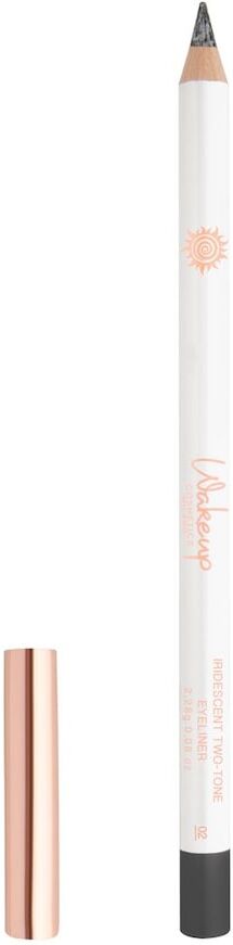 wakeup cosmetics - iridescent two-tone eyeliner 2.28 g grigio unisex