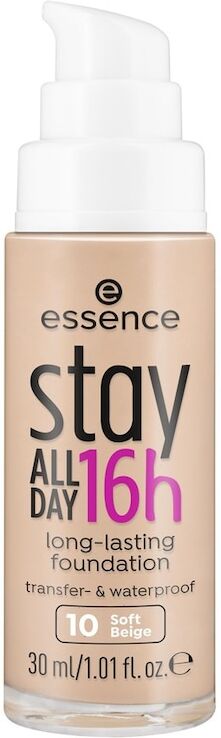 essence - stay all day 16h long-lasting fondotinta 30 ml marrone chiaro unisex