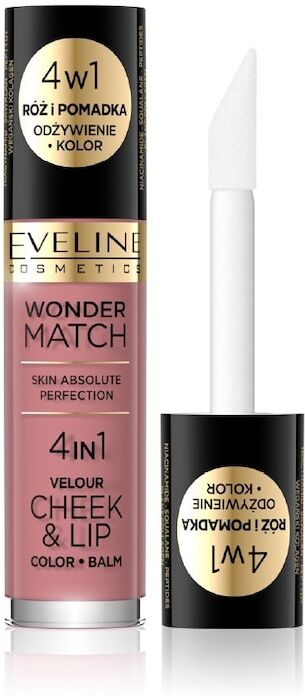 eveline comsetics - wonder match cheek&lip blush 4.5 ml oro rosa unisex