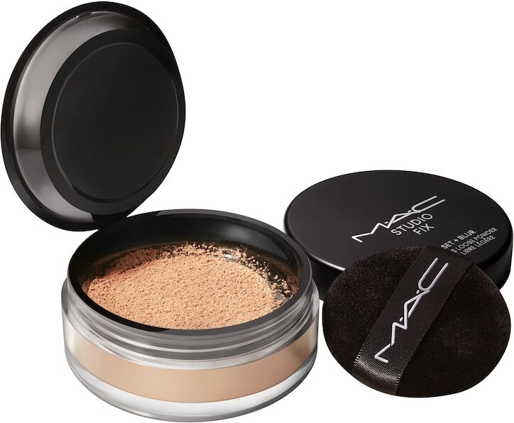 mac - studio fix pro set + blur weightless loose powder cipria 6.5 g nude unisex