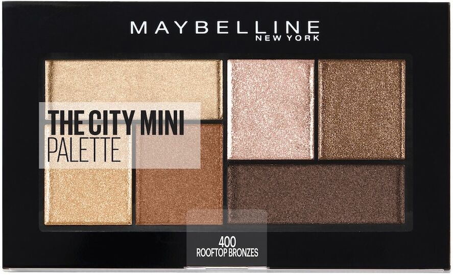 maybelline - the city mini palette, pigmenti puri per un colore intenso in una sola passata, 4 graffiti pop ombretti 6 g nude unisex