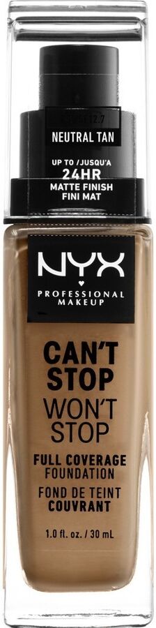 nyx professional makeup - wedding fondotinta 30 ml marrone chiaro unisex