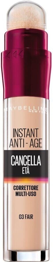 maybelline - il cancella età, con bacche di goji e haloxyl, copre occhiaie e piccole rughe correttori 6.8 ml nude female