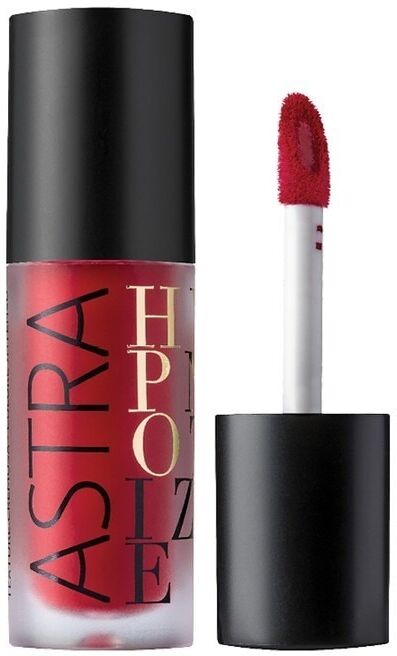 astra make up - hypnotize liquid lipstick rossetti 4 ml rosso scuro female