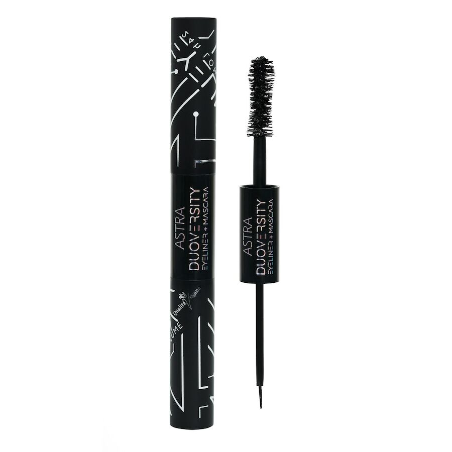 astra make up - duoversity eyeliner + mascara 7 ml unisex