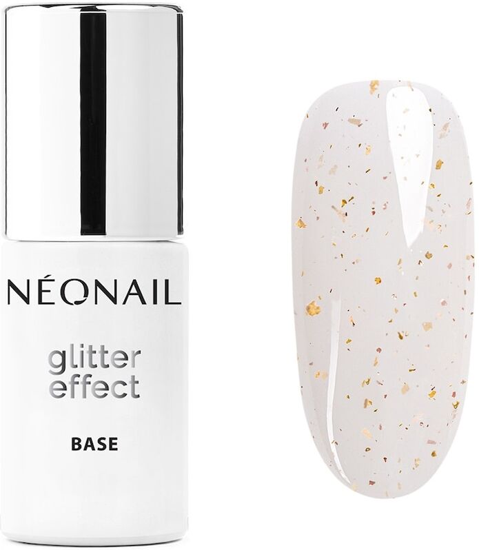 neonail - glitter effect base smalti 7.2 ml argento unisex