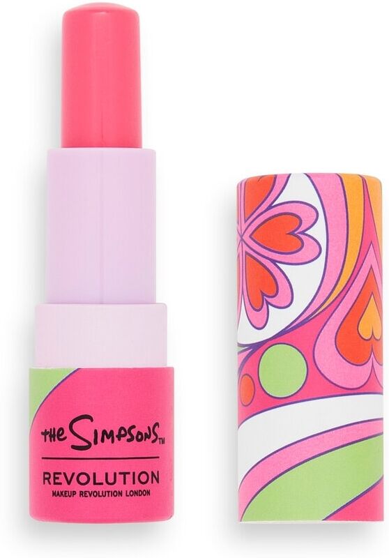 revolution -  x the simpsons tinta labbra summer of love balsamo labbra 3.5 g rosa unisex