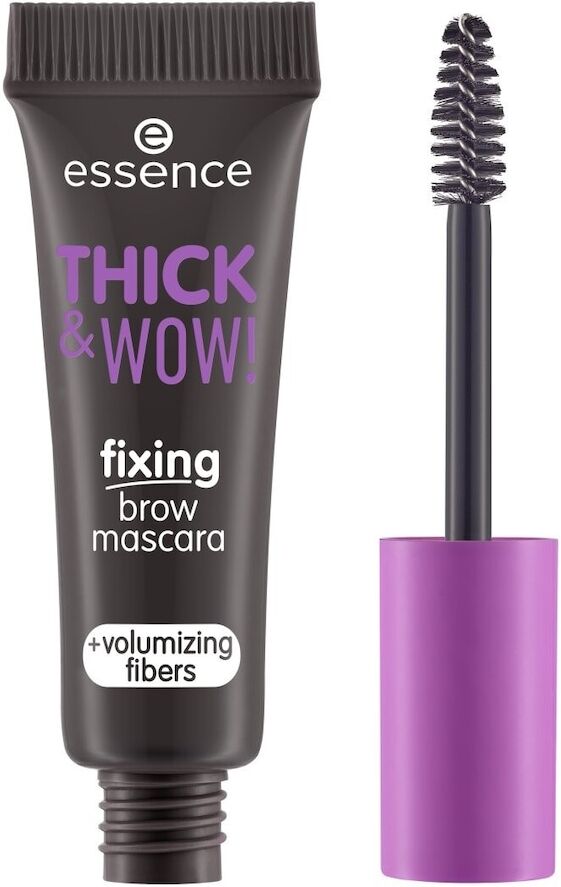 essence - thick & wow! mascara fissante sopracciglia gel sopracciglia 6 ml nero unisex