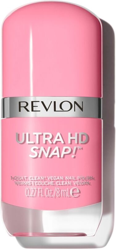 revlon - ultra hd snap! nail, smalto unghie, formula glossy e 100% vegana con 75% di ingredienti naturali e idratanti smalti 8 ml nude female