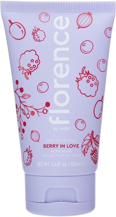 florence by mills - feed your soul berry in love pore mask maschere glow 96 g unisex