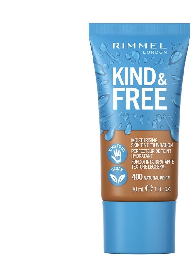 rimmel london - kind & free fondotinta liquido idratante kind&free 30 ml marrone chiaro unisex