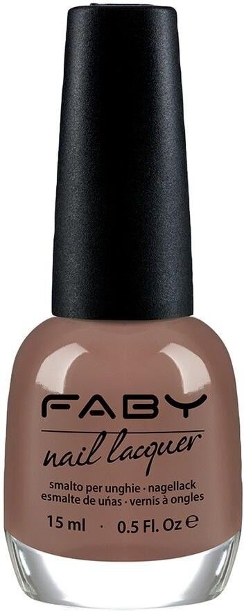 faby - classic smalti 15 ml marrone unisex