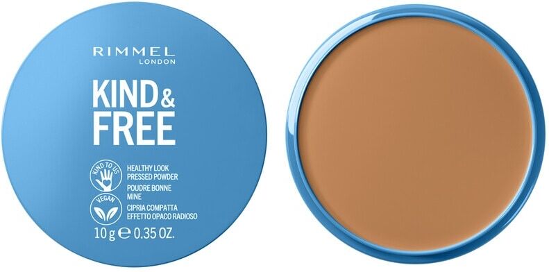 rimmel london - kind & free cipria compatta idratante kind&free 10 g marrone chiaro unisex