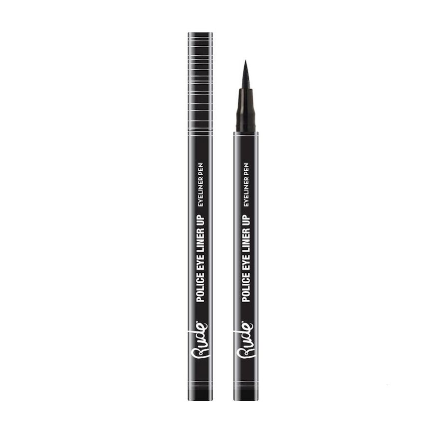 rude cosmetics - police eyeliner up eyeliner pen - bail bond - 1.8 ml nero unisex