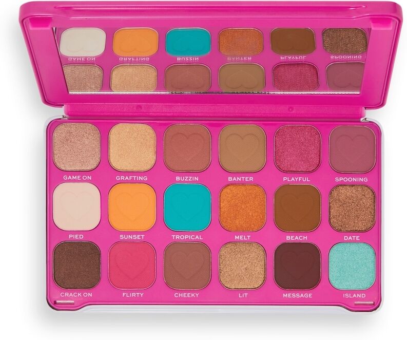 revolution -  x love island i've got a text forever flawless palette ombretti 19.8 g female