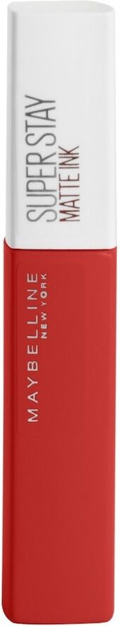 maybelline - superstay matte ink city edition, rossetto matte liquido a lunga tenuta rossetti 5 ml rosso scuro unisex