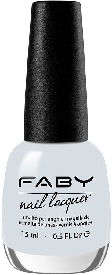 faby - classic smalti 15 ml argento unisex