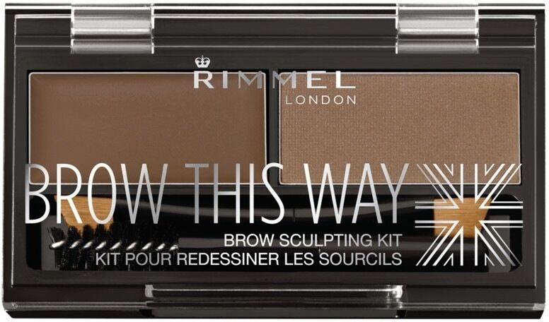 rimmel london - brow this way eyebrow sculpting kit polvere sopracciglia 3.27 g marrone unisex