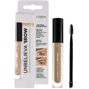 L'Oréal Paris - Unbelievabrow, Lunga Tenuta, Formula Waterproof No Transfer, Sopracciglia Piene e Definite per Giorni, Smudge-Proof, 104 Chataîn Gel sopracciglia 35 g unisex