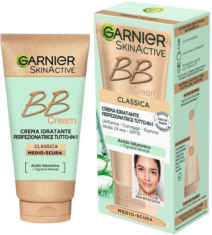 Garnier - BB Cream Classica SkinActive BB & CC Cream 50 ml Medio Scuro