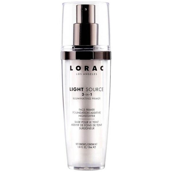 lorac - light source 3-in-1 illuminating primer illuminanti 5 g bianco unisex