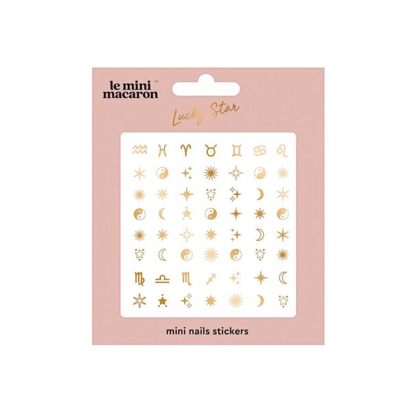 le mini macaron - lucky star zodiac mini nail stickers unghie finte 7 g unisex