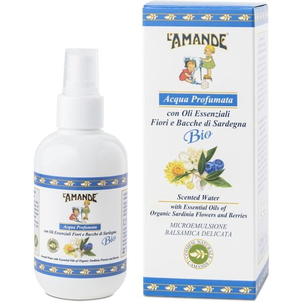 l' amande - acqua prof.con oli ess.fiori/bacche sardegna bio. spray idratante corpo 125 ml unisex