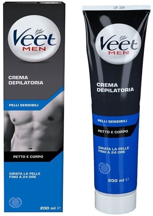 veet -  men pelli sensibili - 200 ml cerette e creme depilatorie unisex