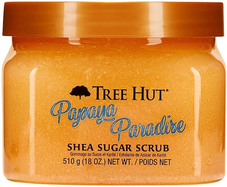 tree hut - shea sugar scrub papaya paradise scrub corpo 510 g unisex