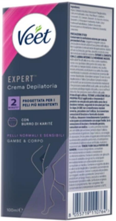 Veet - Crema Depilatoria Gambe e Corpo Expert Pelli Normali e Sensibili Cerette e creme depilatorie 200 ml unisex