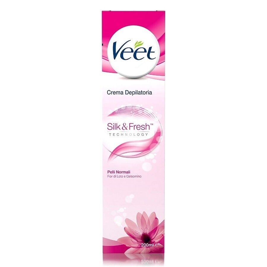 Veet - Crema depilatoria Pelli Normali Silk & Fresh Technology Cerette e creme depilatorie 200 ml female
