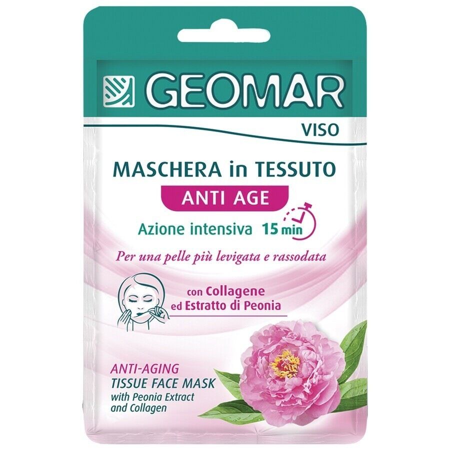Geomar - Maschera Viso In Tessuto Anti-Age Maschera idratante 22 ml unisex