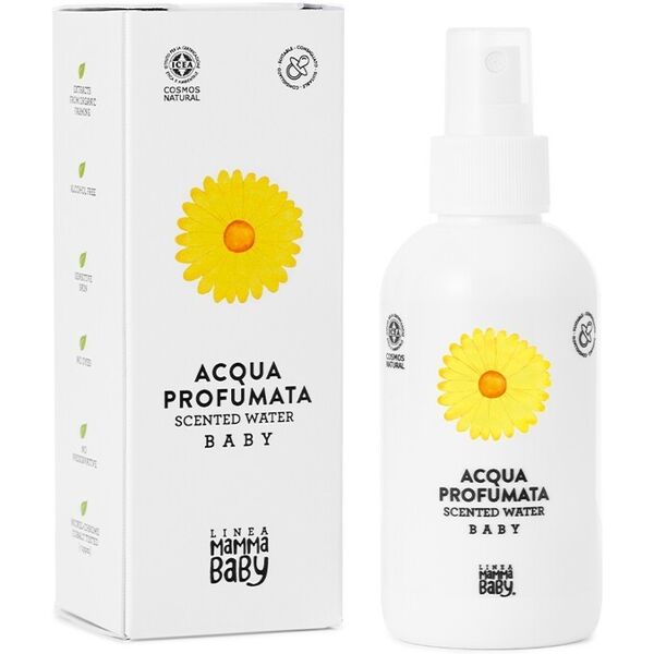 linea mammababy - acqua profumata baby cosmos natural - goghina body lotion 150 ml unisex