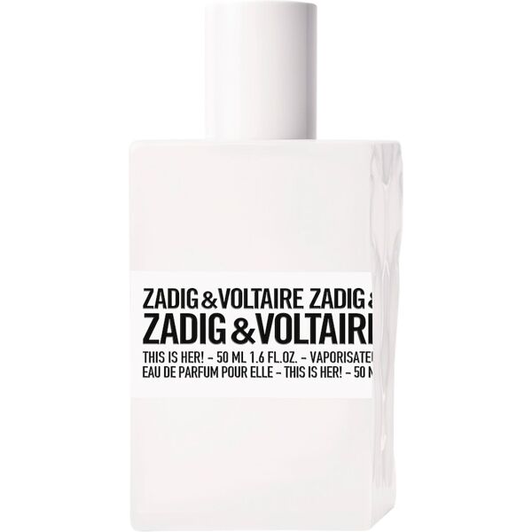 zadig & voltaire - this is her this is her profumi donna 50 ml female