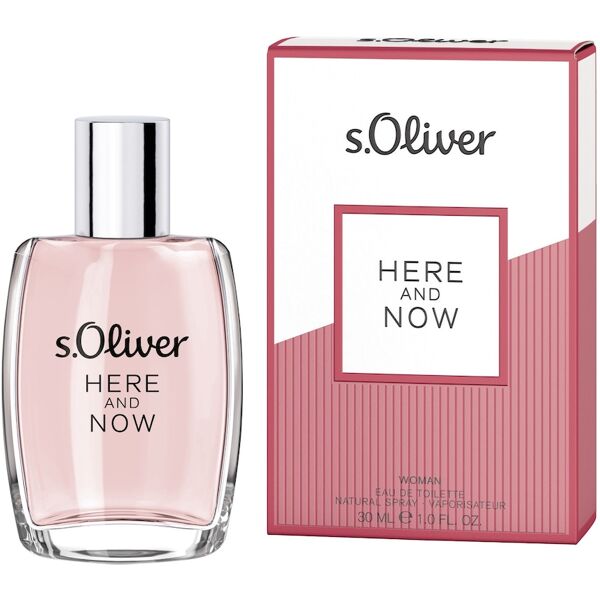 s.oliver - here and now natural spray profumi donna 30 ml female