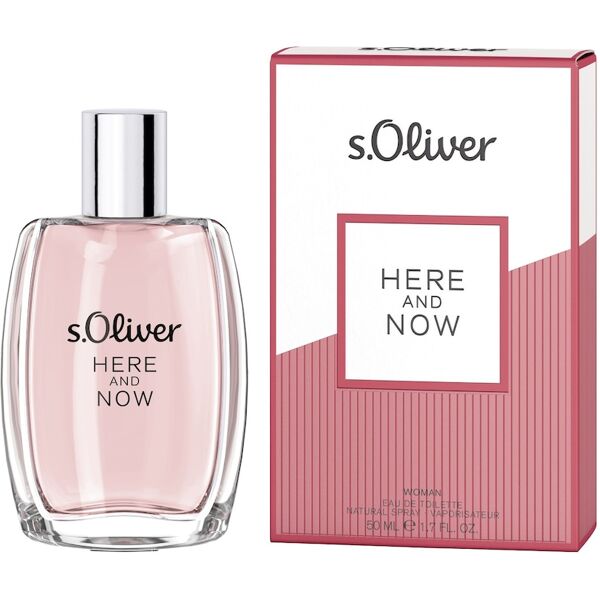 s.oliver - here and now natural spray profumi donna 50 ml female