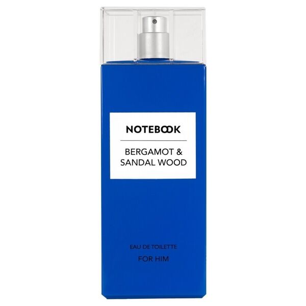 notebook -  fragrances: eau de toilette bergamot & sandal wood eau de toilette 100 ml male