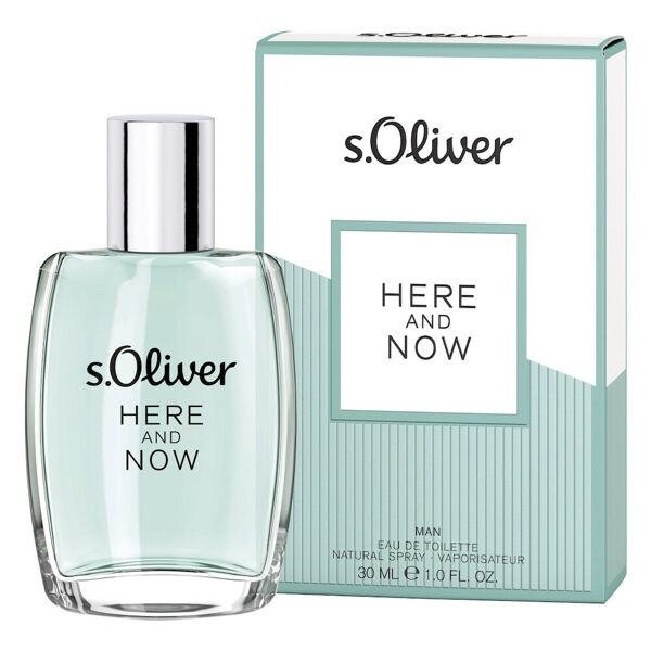 s.oliver - here and now natural spray profumi uomo 30 ml male