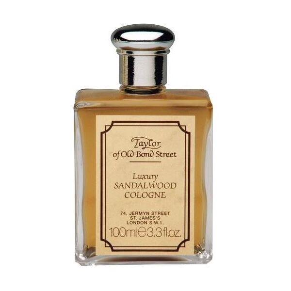 taylor of old bond street - serie al legno di sandalo legno di sandalo eau de cologne flacone splash profumi uomo 100 ml male