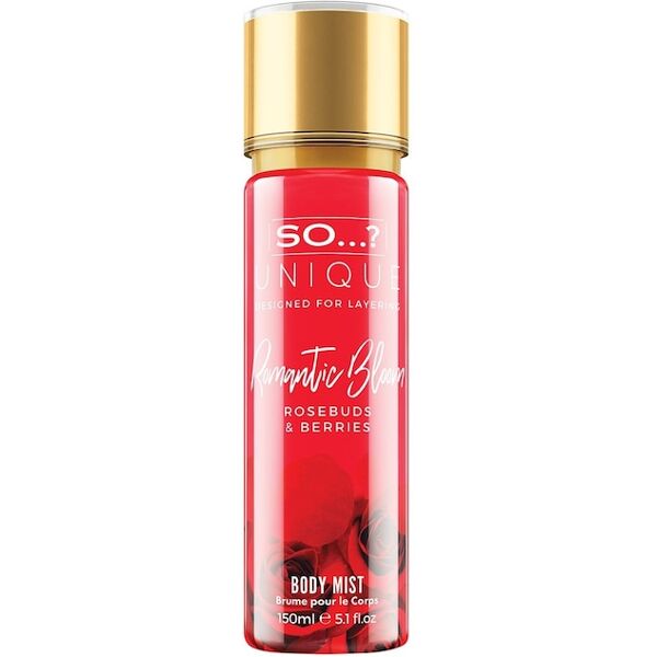 so… ? - so...? unique so…? unique romantic bloom body mist profumi 150 ml female