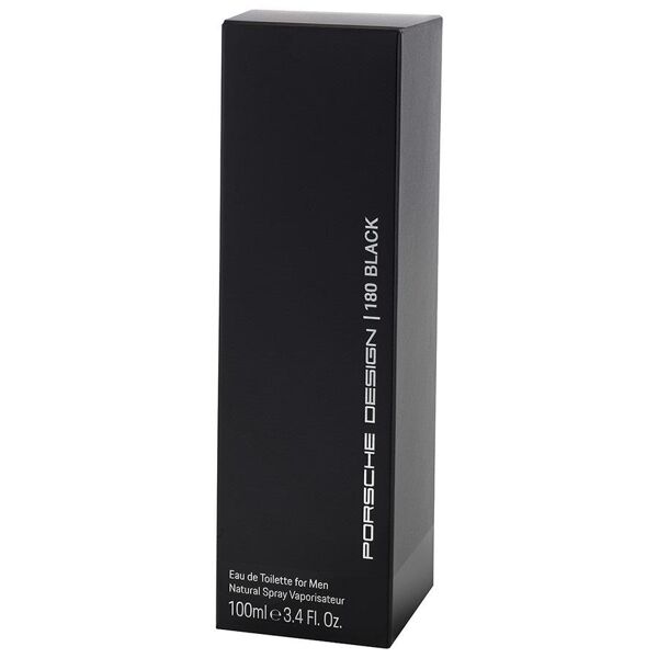 porsche design - 180 black eau de toilette spray profumi uomo 100 ml male