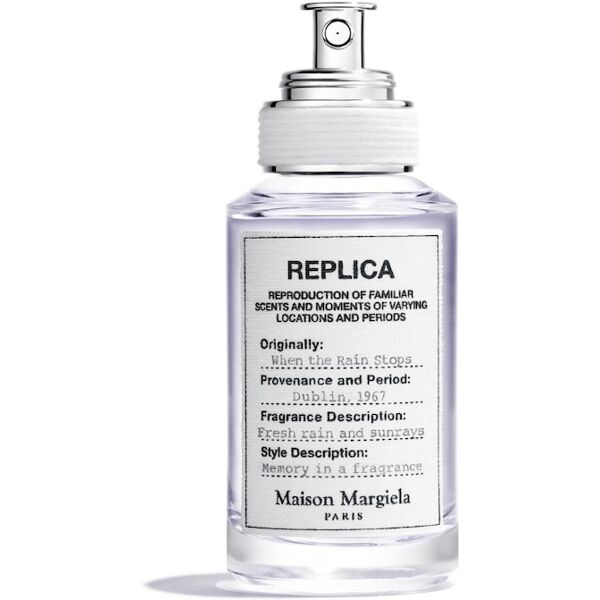 maison margiela - replica when the rain stops eau de toilette spray profumi donna 30 ml unisex