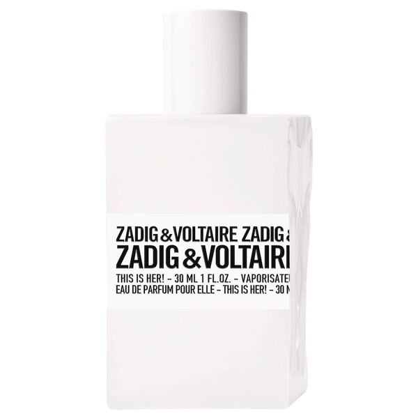 zadig & voltaire - this is her this is her profumi donna 30 ml female