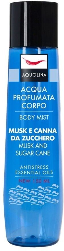 aquolina -  acqua corpo profumata musk e canna da zucchero 150 ml matrimonio unisex