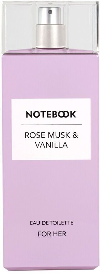 notebook -  fragrances: eau de toilette rose musk & vanilla profumi donna 100 ml female