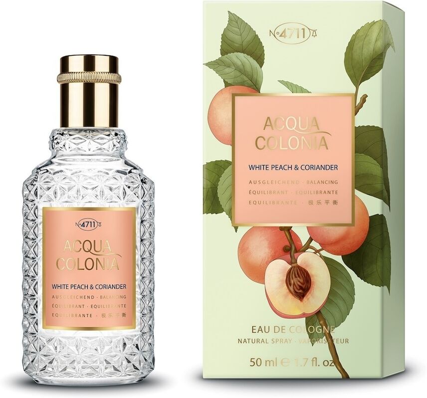 acqua di colonia 4711 - white peach & coriander white peach + corian profumi donna 50 ml unisex