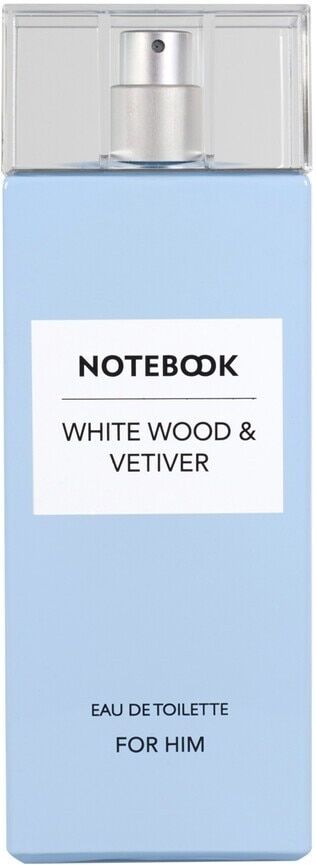 notebook -  fragrances: eau de toilette white wood & vetiver profumi uomo 100 ml male