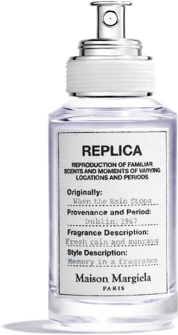 maison margiela - replica when the rain stops eau de toilette spray profumi donna 30 ml unisex